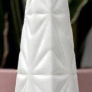 Set of 3 Mismatched Milk Glass Vases - Cottagecore Wedding Country Farmhouse - Wedding Decor Bud Vases image 6