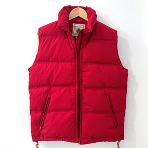 80s Puffer Vest - Etsy