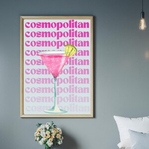 Cocktail - Wandkunst - Poster - Küchen Wandkunst - Haus Poster - Cocktail Poster - Getränke Poster - Anspruchsvoll - Bunt - kosmopolitisch