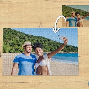 Personalized Couple Puzzle, Custom Photo Puzzle, Romantic Gift for Him or Her, Anniversary Photo Gift, Wedding Keepsake, Love Puzzle