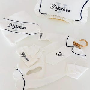 Personalized Newborn Outfit, Baby Boy Coming Home Clothes, Custom Photo Prop, Baby First Shower Gift, Custom Hospital Coming Set, Photo Prop