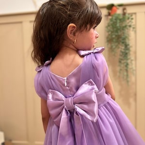 Flower Girl Dress, Girl Wedding Dress, 1st Birthday Tutu Dress, Tulle Flower Girl Dress, Baby Birthday Outfit, Baby Pagent Dress