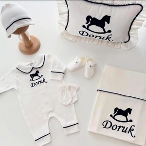 Newborn Boy Coming Home Outfit, Baby Boy Clothing Set, Personalized Baby Boy Outfit, Baby Boy Gift, Baby Shower Gift,, Baby Boy Romper