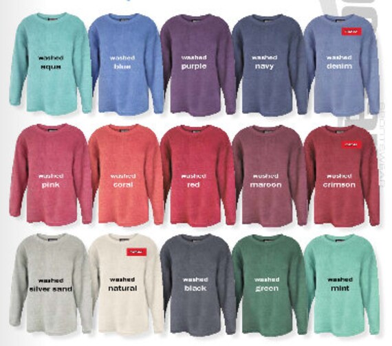 corded crew sweatshirt