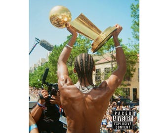 Basketbollsaffisch, SGA Parade Trophy-tryck, Finals Champion-väggkonst, OKC Thunder-dekor, Shai Gilgeous - Alexander MVP