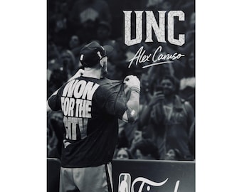 Alex Caruso-affisch | Unc Caruso-väggkonst | NBA-baskettryck | Rolig meme-affisch | Dekor för sportfans | Estetisk basketkonst