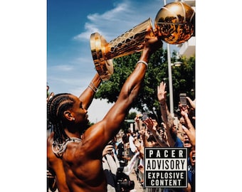 Basketbollsaffisch, Shai Gilgeous-Alexander NBA-mästaretryck, väggkonst för OKC Thunder, dekoration för finalparaden, sportgåva, väggdekoration för SGA-fans