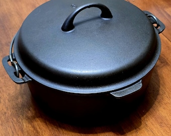 Elegant Griswold's Iron Mountain Series #8 Cast Iron Dutch