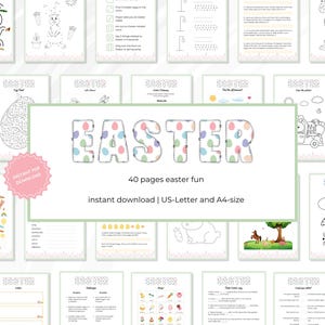 Easter Games | Easter Activities | Easter Printables | Family Games | Kids Games | Easter Party Games |