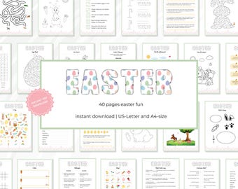 Easter Games | Easter Activities | Easter Printables | Family Games | Kids Games | Easter Party Games |