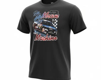 Vintage Dale Earnhardt “Mean Machine” T-Shirt – 1996 NASCAR Racing Tee, Intimidator Graphic Shirt