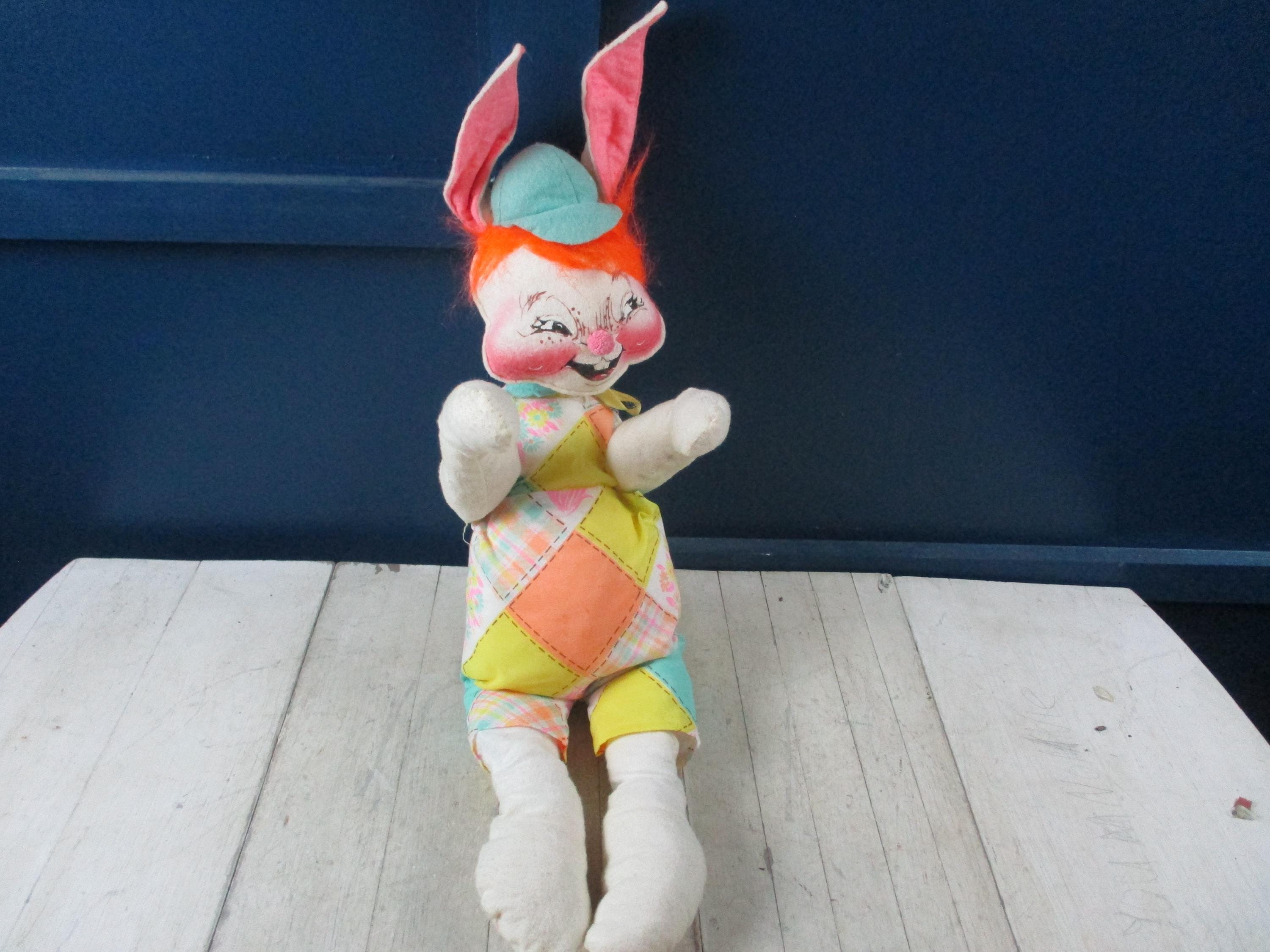 ぬいぐるみ うさぎ イースターエッグ　ヴィンテージ　アナリードール Large annalee bunny doll - Etsy 日本