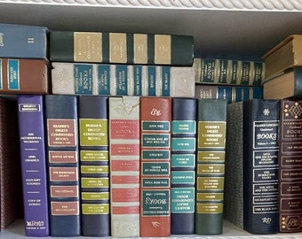 Books for Decor Vintage Readers Digest Condensed Books Lot of 4 Patterned Covers or Plain Readers&#39; Digest Reader&#39;s Digest
