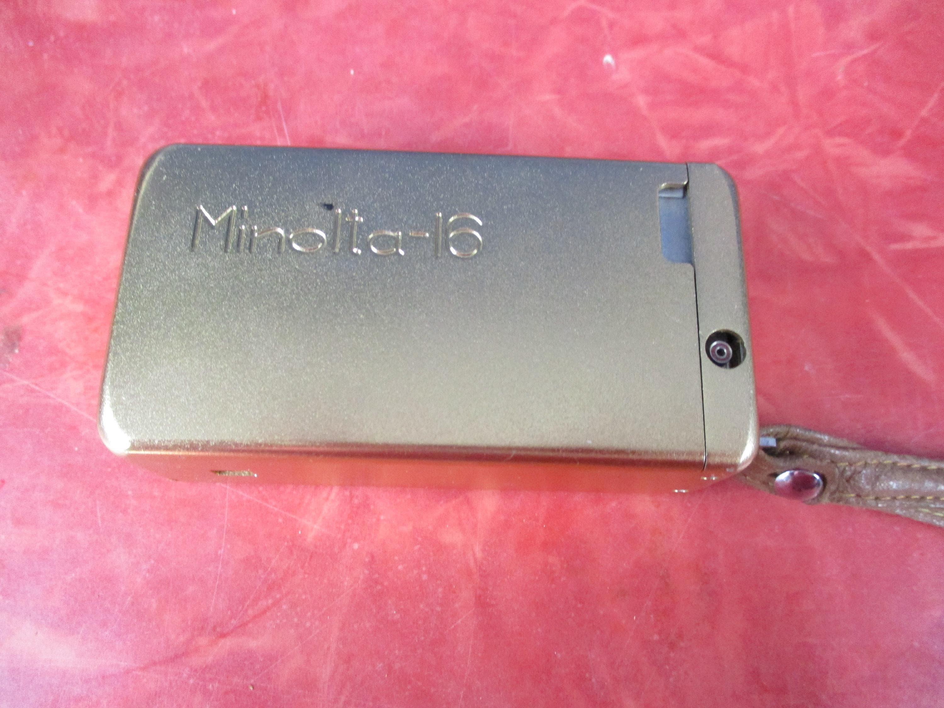 【レア】Minolta-16 ミノルタ16 ポケットカメラ ゴールド minolta-16 MG KIT GOLD MINOLTA ミノルタ | 近江寫眞機店