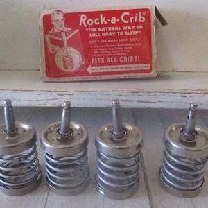 Vintage Rock-a-crib Rock a Crib Springs for Baby Bed With Original