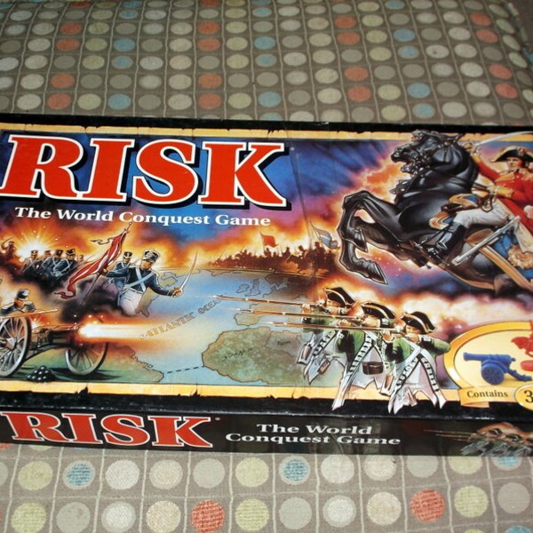 RISK  board game vintage 1993 Parker Brothers board game World Conquest Game COMPLETE game ready for your family game night