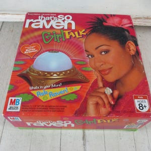 Game vintage 2006 Milton Bradley That&#39;s So Raven board game Girl Talk Electronic Talking Game Crystal Ball Questions Tested Works