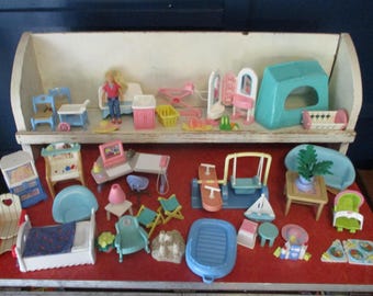 Doll House furniture Vintage 1990's 2000's  Fisher Price Loving Family Doll House furniture and accessories Choose