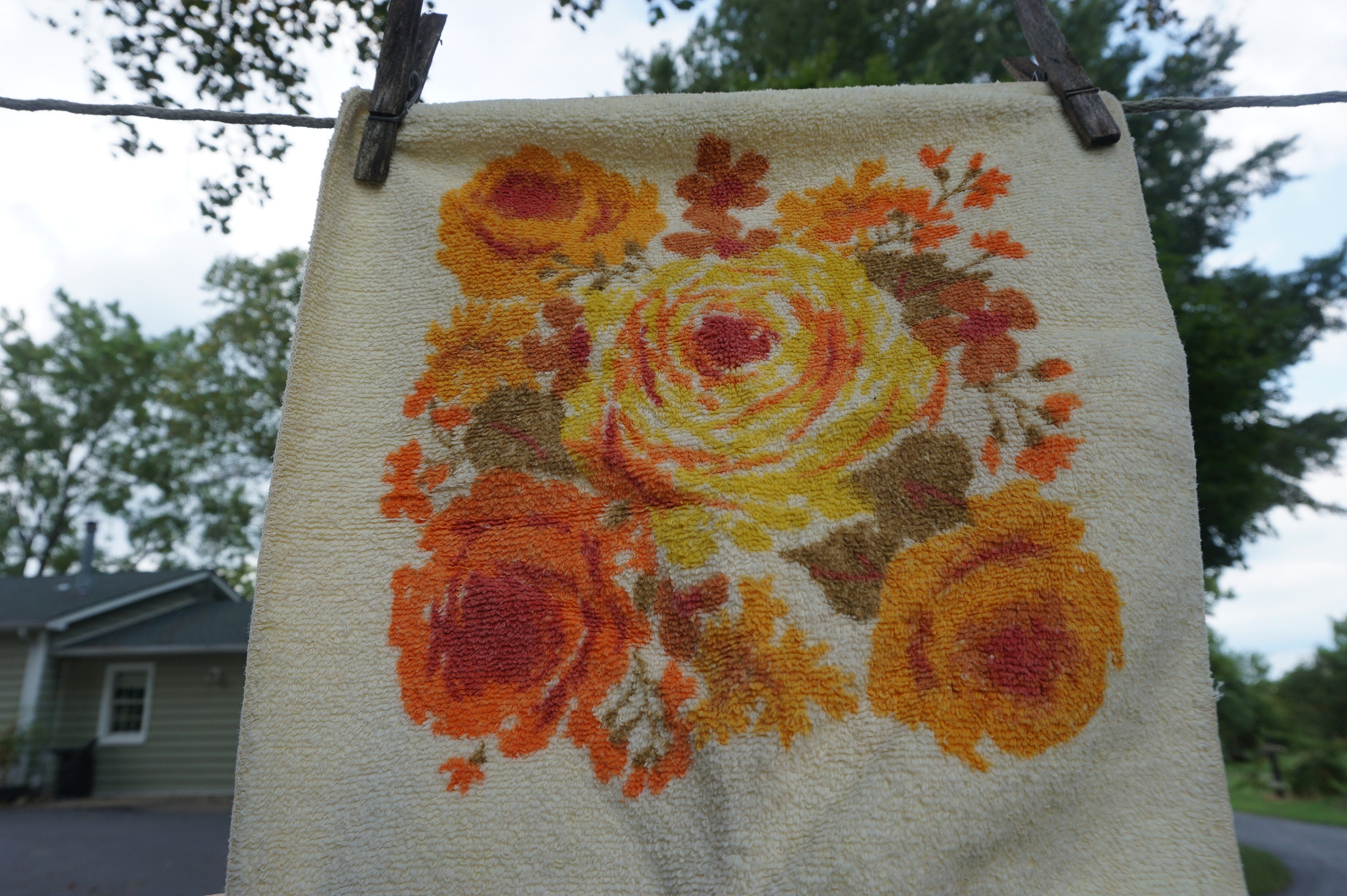 Fashion Manor von JC Penney alle Baumwollwaschlappen gelb mit | Etsy