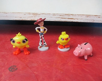 Disney Pixar Toy Story figures Jessie, 2 Ducky and Hamm