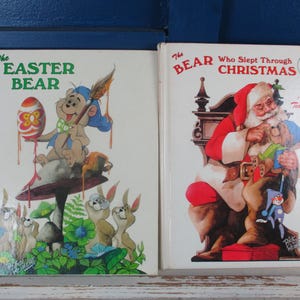 Lot of 2 Good Friends Ideals books The Easter Bear and The Bear Who Slept Through Christmas