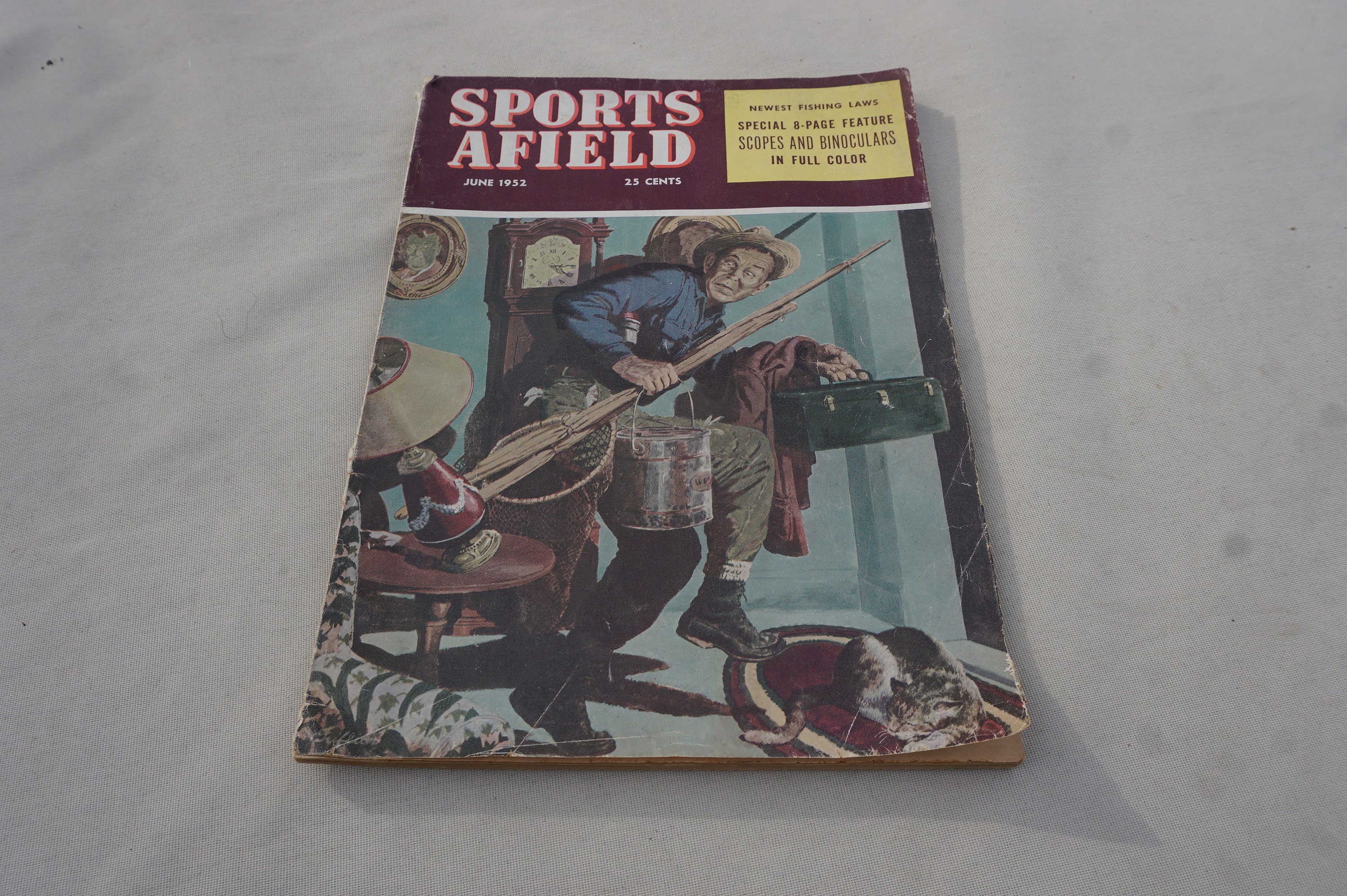FINAL SALE Magazine Sports Afield June 1952 Newest Fishing Laws
