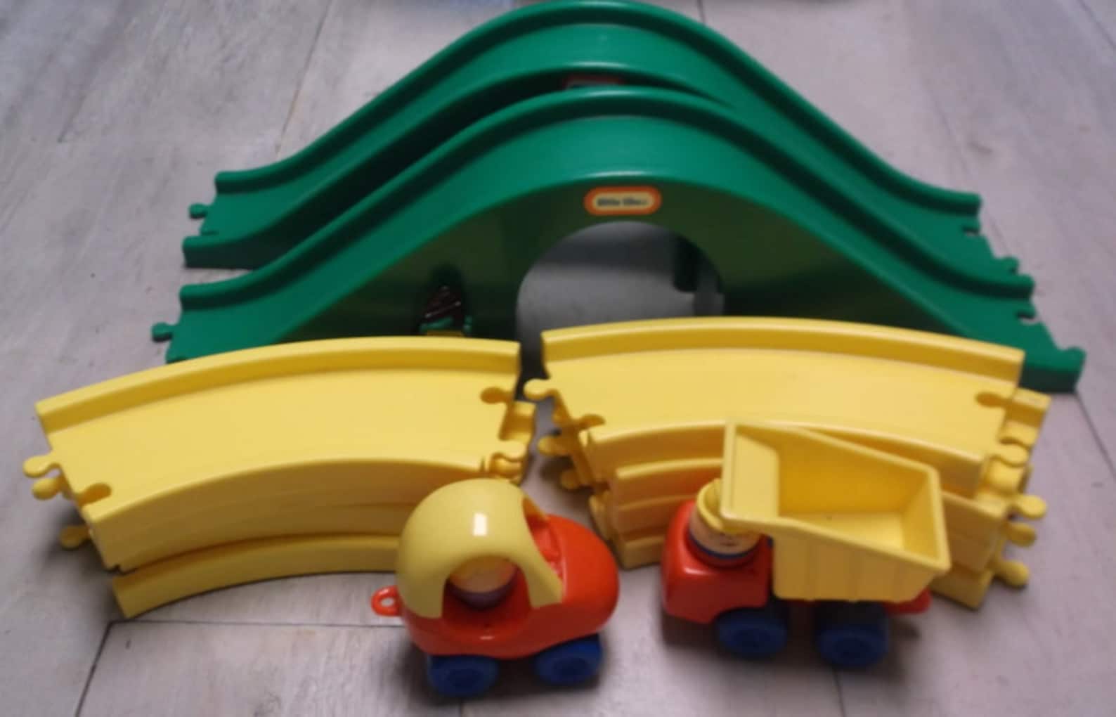 Vintage Little Tikes I80 Yellow Highway Expressway Tracks and Etsy