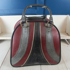 Bella borsa/custodia per palla da bowling. Graziosa gabbia in metallo vintage color marrone, grigio e nero. La cerniera AJAY rimarrà aperta a metà e si troverà su un lato.