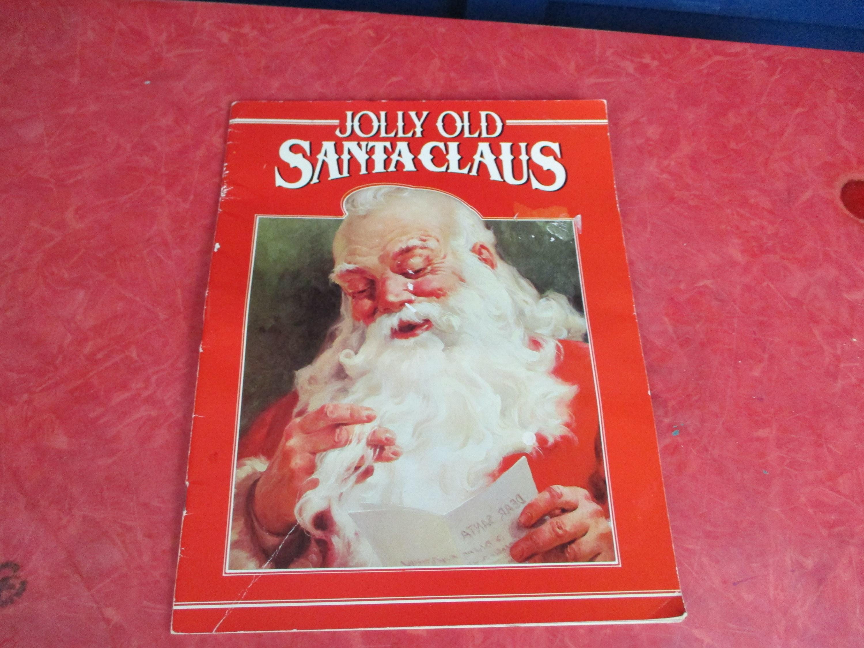 Jolly Old Santa Claus Book - Etsy