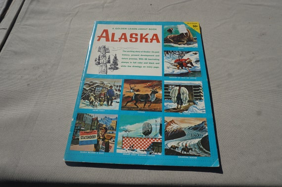 Children's Books Golden Learn-about Book ALASKA Vtg 1961 - Etsy