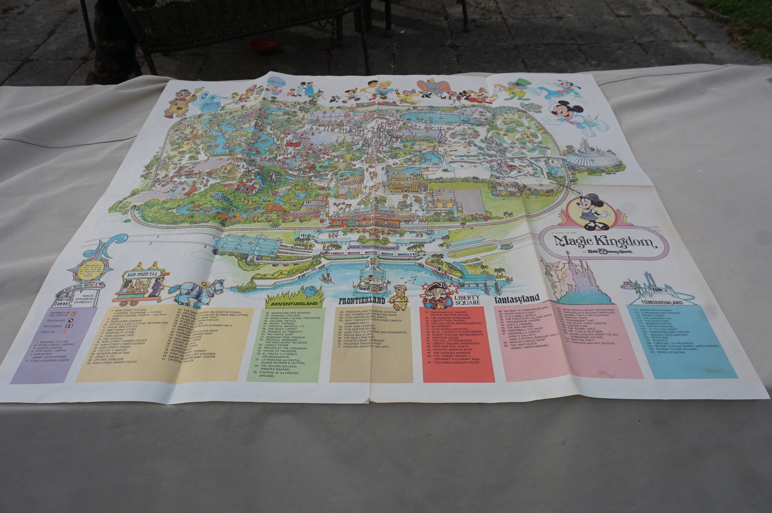 Disney World Main Street Map