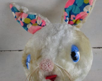 Vintage Gund J. Swedlin Bunny Rabbit Flower Power Fabric