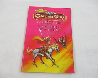 Vintage Children's Fantasy / Science Fiction Sci-Fi Paperback Golden Girl and the Vanishing Unicorn #1 Find Your Fate Junior 1986 First edit