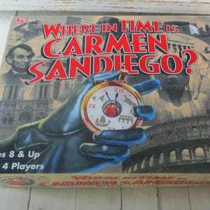 vintage 1996 COMPLET Jeu de société Où se trouve Carmen Sandiego ? Jeux universitaires