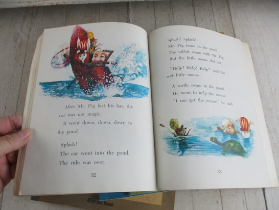 Children's Vintage School Readers Student Books Small