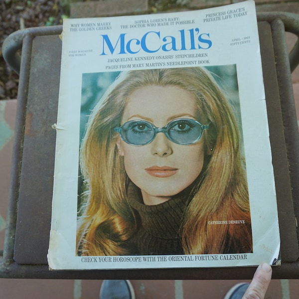 McCall's magazine April 1969 oversize magazine with articles photos advertising and more from the 60s McCall's First Magazine for Women