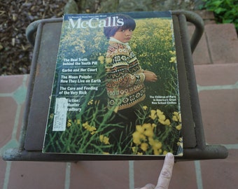 McCall's magazine August 1969 Übergröße Magazin mit Artikeln, Fotos, Werbung und mehr aus den 60er Jahren McCall's First Magazine for Women