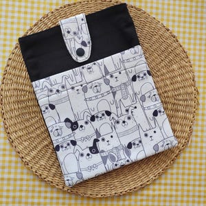 Emballage de livre fait main Pochette de livre Sac à main de livre Pretector Couverture de livre Pochette de livre Accessoires de lecture Sac de journal Couverture de livre à motifs d'animaux