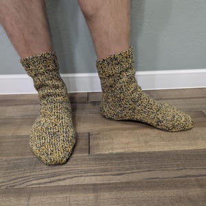Hand-knitted socks
