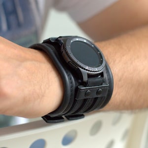 Personalized Leather Watch Band for Samsung Gear S3/Galaxy (42mm/47mm), DG2-0