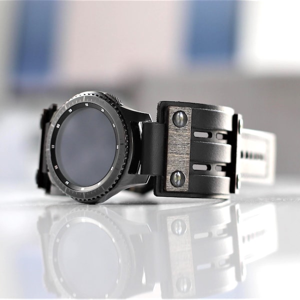 Handmade Wood Leather Band Watch: Custom Wrist Watch Strap