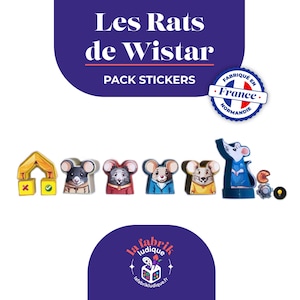 Premium Stickers for Rats of Wistar