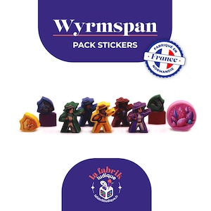 Premiumklistermärken för Wyrmspan
