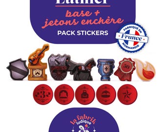 Premium Luthier Stickers + Optional Auction Tokens