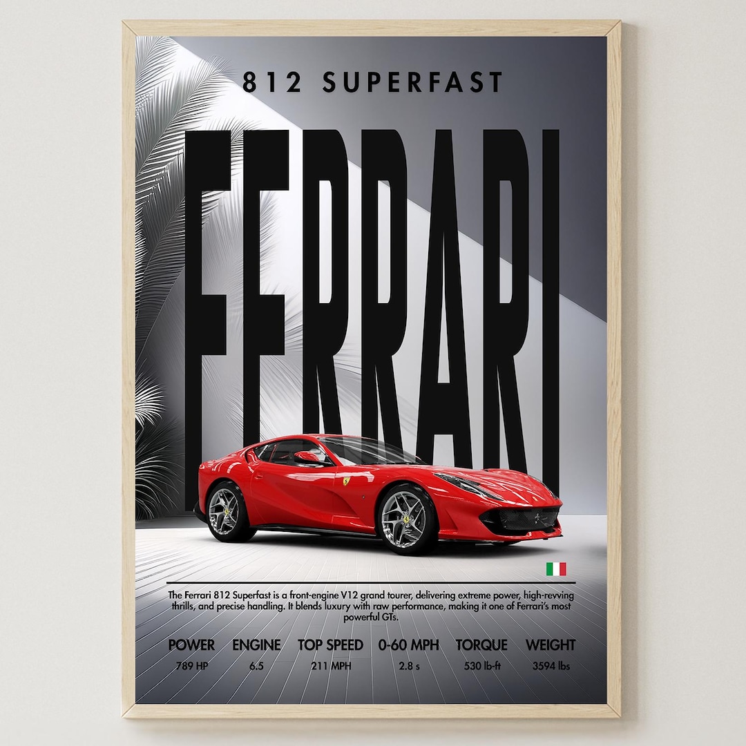 フェラーリ　849 ポスター フェラーリ 849 ポスター Amazon.co.jp: Poster Masterポスター