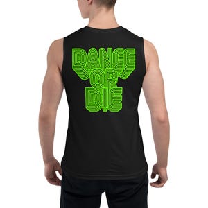 MAYHEM &quot;Dance or Die&quot; Tank Top Unisex - Lady Gaga Concert Merch NEON