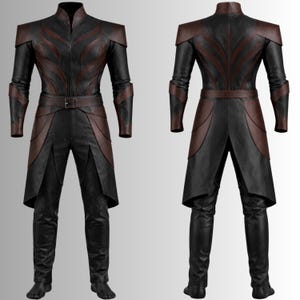 genuine leather cosplay armor

dark warrior leather costume