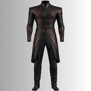 pure leather armor costume
