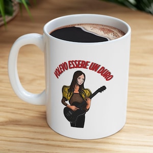 Lucio Corsi Mug Eurovision Song Contest winners Italy Eurovision t Lucio Corsi mug Eurovision 2025