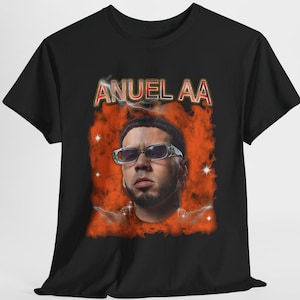 Anuel AA shirt anuel aa chain birthday t shirt party hoodie blanket poster poster album phone case cake topper car accessories